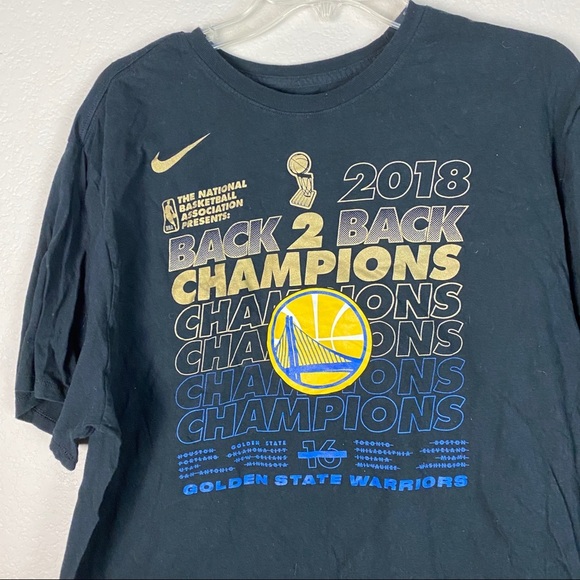 Golden State Warriors Back To Back Champs Shirt - Picture 2 of 6